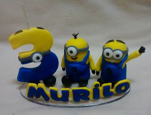 Topo de bolo MInions