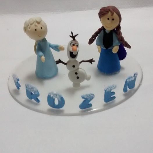 Topo de bolo frozen